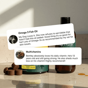 Multivitamin Chews + Omega 3 Fish Oil 16oz